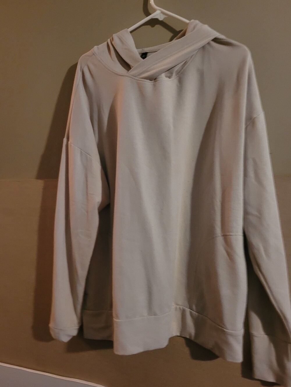 The Limited Lightweight Cream Hoodie Sweatshirt Xl